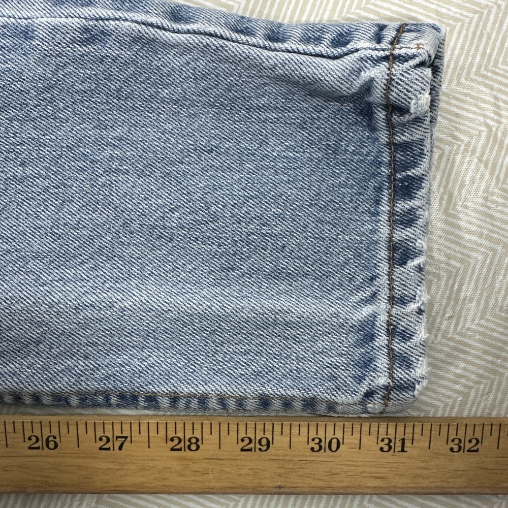 Vintage Levis 512 Jeans Mens 27x31.5 Blue Denim Tapered Leg 90s Y2k Made USA - Picture 5 of 13